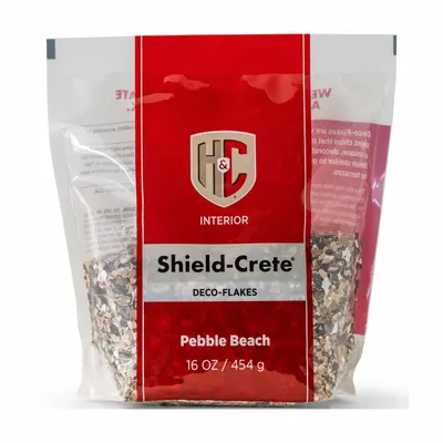 H&C Floor Chips: Beige/Ivory/White, 250 lb/sq ft Coverage Area, Exterior/Interior - Floor Chips & Flakes