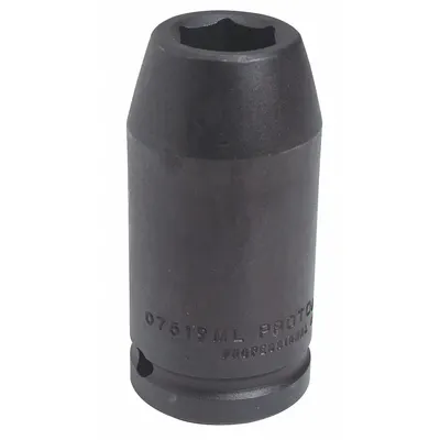 PROTO Impact Socket: 3/4 in Drive Size, Metric, 36 mm Socket Size, 12-Point, Deep - 3/4" Drive Impact Sockets