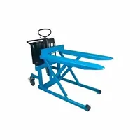 BISHAMON High-Lift Pallet Jack: 2,200 lb, Push Button, Narrow Fork, 43 in L x 21 in W Forks (MPN LVE-100E)