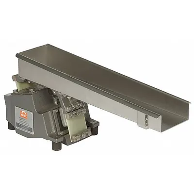 ERIEZ Vibratory Feeder: 8,000 lb/hr Feed Rate, 6 1/4 in Discharge Ht, 22 in Trough Lg - Vibratory Feeders