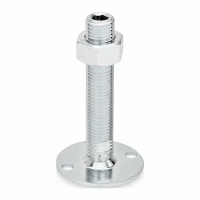 JW WINCO Swivel Male Leveling Mount, 5/8"-11 Thread, 2.36 in, 2,248 lbf Capacity - Swivel Male Leveling Mounts