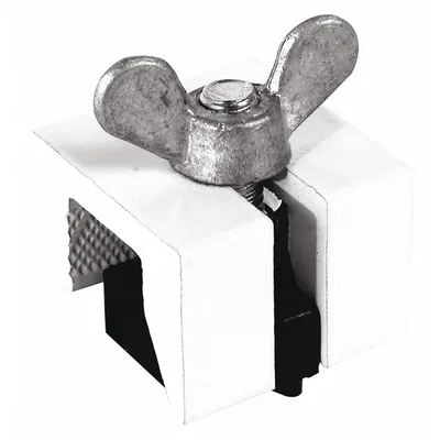 PRIME-LINE Window Lock: Clamp Lock, Handle Included, Non-Handed, 9/16 in Overall Lg - Sliding Window Locks