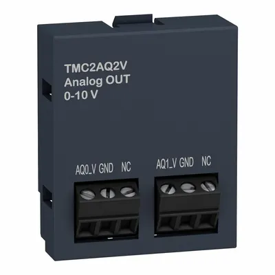 SCHNEIDER ELECTRIC Analog Output Module: (2) Analog Out (MPN TMC2AQ2V) - Modules for Schneider Controllers