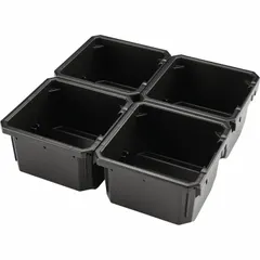 These case inserts are designed for organizing and storing tools and accessories within compatible Makita tool storage systems. They help keep items secure and easily accessible during transport and on the job site.