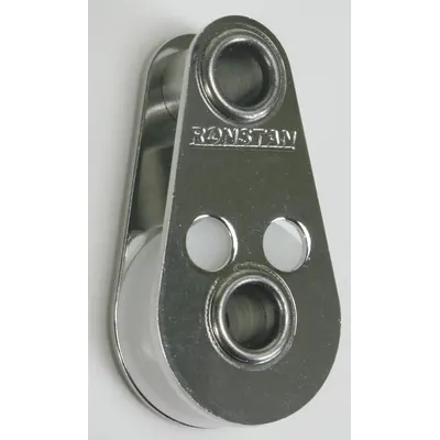 RONSTAN Pulley Block: Fixed, 1 Sheaves, For 3/16 in Rope Dia - Max - Fixed Pulleys
