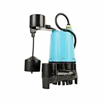 LITTLE GIANT Submersible Sump Pump: 1/2 hp, 115V AC, 50 gpm Flow Rate @ 10' of Head, 1 1/2 in FNPT (MPN BSC50V)