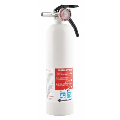 FIRST ALERT Fire Extinguisher: 2 lb Extinguisher Capacity, 5B:C - Class ABC Fire Extinguishers