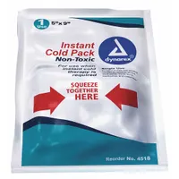 DYNAREX Cold Pack: 9 in Temp Pack Lg, 5 in Temp Pack Wd, 4518, 24 PK