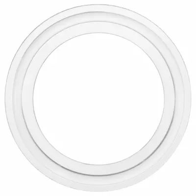 OEM Tri-Clamp Cleanroom Sanitary Gasket, Silicone, for 3/4 in Tube OD, 0.6 in ID - Tri-Clamp Cleanroom Sanitary Gaskets