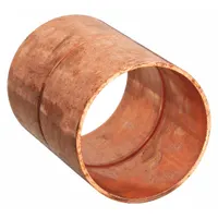 NIBCO Sweat Fitting Coupling: 3/16 in CTS x 3/16 in CTS, Cup x FTG, Dimple Center Stop, Wrot Copper (MPN 600-3/16)