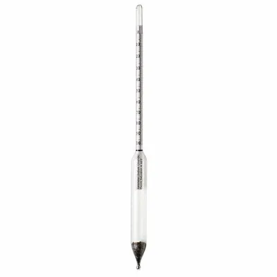 COLE-PARMER Hydrometer: Salt Brine by Saturation, 0/100% Range, 0.01, Ballast, +/-1% Accuracy - Salt Brine Hydrometers