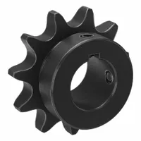 TSUBAKI Single Strand Sprocket: 60, For 3/4 in Chain Pitch, 1 1/8 in Bore Dia, 11 Teeth, Steel (MPN 60B11F-1 1/8)