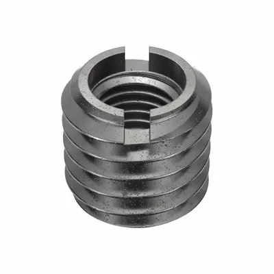 E-Z LOK Self Locking Thread Insert: Heavy Wall, 5/16"-24 Int Thrd Sz, 1/2"-13 Ext Thrd Sz - Heavy Wall Self-Locking Inserts