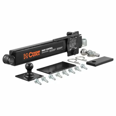CURT Towing Sway Control: Sway Control Kit, 20 1/8 in Overall Lg, 4 in Overall Wd - Fleet and Vehicle Maintenance