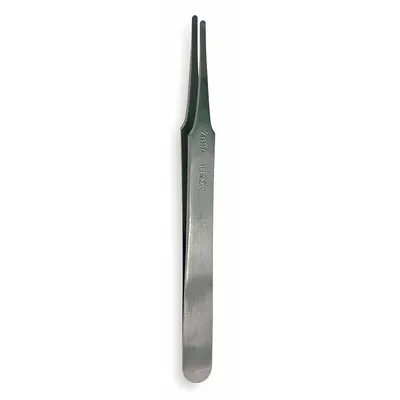EREM Tweezers: Stainless Steel, Round, Straight Tip - High-Precision Tweezers
