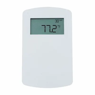 Dwyer Humidity/Temperature Sensor: 4 to 20 mA, Solid State Band Gap, Screw Terminals - Indoor Wall-Mount Transmitters