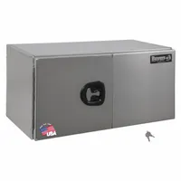 BUYERS PRODUCTS Underbody: Underbody Truck Box, Double Barn Doors Door, 18 in Overall Dp, Silver (MPN 1705315)
