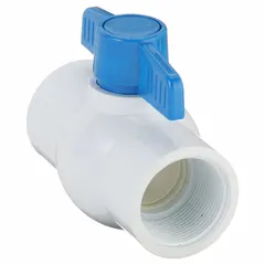 APPROVED VENDOR PVC Ball Valve, 1-1/2 in, FIP x FIP, Full Port, Tee Handle (107-137-NP)