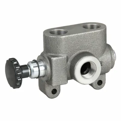 PARKER GRESEN Hydraulic Selector Valve: Four-Way / Two Positions, 30 gpm, 2,000 psi - Manual Hydraulic Selector Valves
