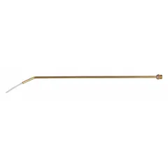 This brass air gun extension is compatible with the 74BH series air guns. With an overall length of 19 1/2 inches, it extends reach for blow-off, cleaning, and drying tasks in confined or elevated areas.