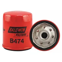 BALDWIN FILTERS Oil Filter: B474, LF3964, M16-1.50 Thread Size, 3 9/16 in Overall Ht, Oil, Quincy
