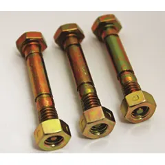 Steel shear bolt kit for Ariens snow throwers. Designed to break under excessive load to protect the auger gearbox. Compatible with models ST420, ST520, ST524, ST624, ST824, and ST832.