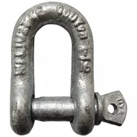 APPROVED VENDOR Anchor Shackle: Chain Shackle, 3,000 lb Working Load Limit, 3/4 in Wd Between Eyes