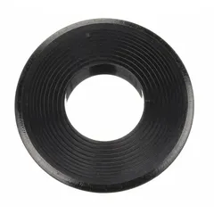 This polyurethane gladhand seal creates an airtight connection in pneumatic systems, such as truck air brake lines. It is a full face seal, 0.37 in thick, black, with a durometer of 70A-72A. Supplied in a 25-pack, it does not include a screen or dust flap.
