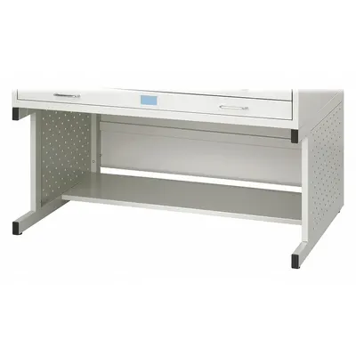SAFCO Flat File Cabinet Base: White, 20 3/4 in Overall Ht, 31 3/4 in Overall Dp - Bases for Flat File Cabinets