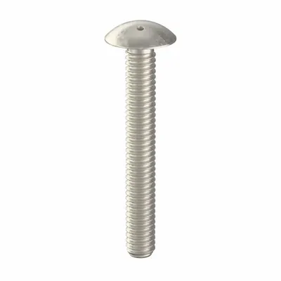 TAMPER-PRUF SCREW Tamper Resistant Screw: #8-32 Thread Size, 1 1/4 in Lg, Stainless Steel - Truss Head Tamper-Resistant Machine Screws