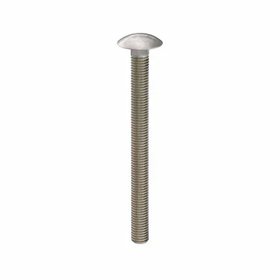 USA INDUSTRIALS Carriage Bolt: Square Neck, 1/2"-13 Thread Size, 6 in lg, Stainless Steel - 316 Stainless Steel Square Neck Carriage Bolts