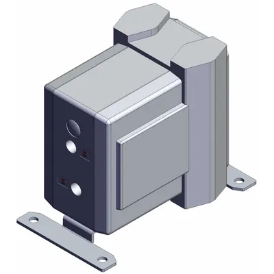 SMC Process Pump: Polypropylene Housing, 1/2 in, NPT Connection, 45 lpm Max. Flow Rate - Polypropylene Housing Compact AODD Dispensing Pumps