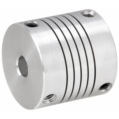 IFM Flexible Coupling: Aluminum, 25 mm Outside Dia, 24 mm Overall Lg - Electrical