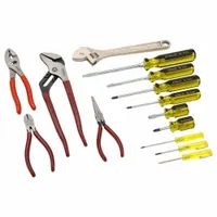 PROTO Maintenance Tool Kit: 14 Total Pcs, Drivers and Bits/Pliers/Wrenches, SAE (MPN J98314)