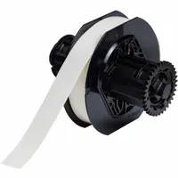 Continuous Label Stock: 5/16 in, 5/16 in x 85 ft, Vinyl, White (MPN B33C-312-498)
