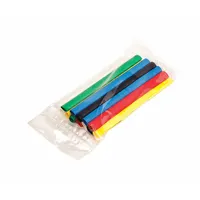 3M Heat Shrink Tubing Kit Refill: 28 Pieces, 1/8 in, 2:1, 6 in, Polyolefin, Single Size, 28 PK (MPN FP301-1/8-6"-ASSORTED-10-28 PC PKS)