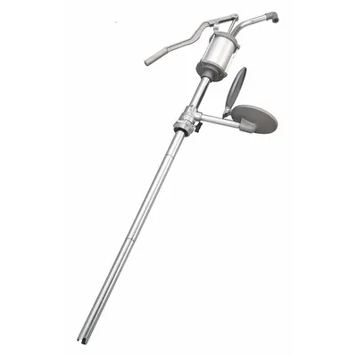 Dayton Hand Pump: Lever Action, Pump with Spout, Aluminum Housing, 16 oz per stroke - Lever Handle Standard Drum Pumps