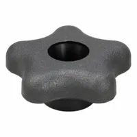 INNOVATIVE COMPONENTS Hand Knob: 5 Point, Plastic w/ Steel Thread, 1/4"-20 Thread, 2.27 in Dia (MPN GN4C----5SA--21)