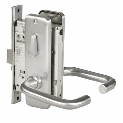 BEST Door Lockset: Office Lever Locksets, Chrome, ADA Compliant