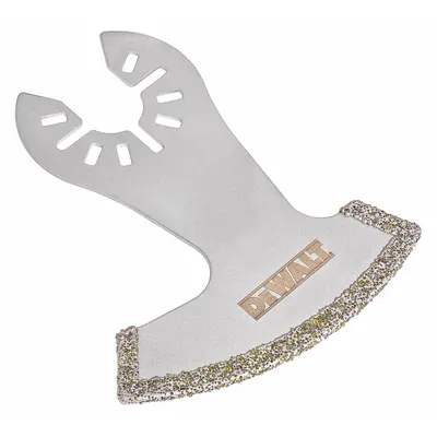 DEWALT Oscillating Scraper Blade: 2 1/2 in Blade Wd, 3 1/2 in Blade Lg, Carbide Grit - Open-Back Universal OIS Mounted Blades