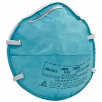 Disposable Respirator: Level 2, Molded, M Mask Size, Dual, Non-Adj, Metal Nose Clip, Std, 3M, 20 PK (MPN 1860)
