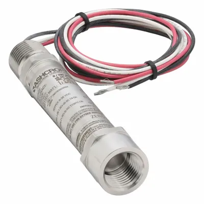 ASHCROFT Pressure Transmitter - Explosion-Proof with Conduit Connection & Wire Leads
