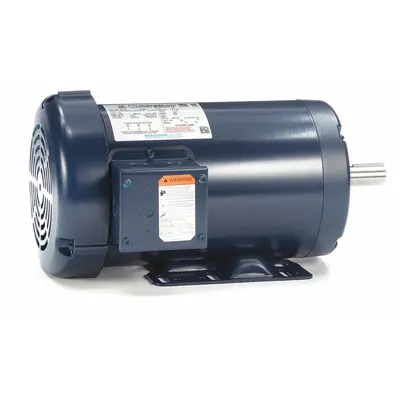 LEESON General Purpose Motor: Rigid Base Mount, Totally Enclosed Fan Cooled, 2 hp - Rigid Base 3-Phase General Purpose AC Motors