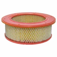 Round/oval engine air filter with axial seal. Overall height 3 15/32 in. Removes airborne contaminants from engine intake air in automotive and industrial applications
