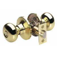 MASTER LOCK Door Lockset: Office Knob Locksets, Brass (MPN BC0103KA4)