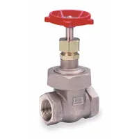 MILWAUKEE VALVE Gate Valve: 3/4 in, Bronze, Non-Rising, FNPT x FNPT, 1,000 psi Max. Pressure (CWP) (MPN 1186-3/4)