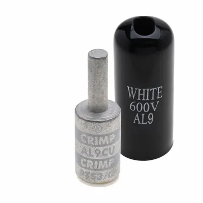 POLARIS Compression Pin Terminal: 1/0 AWG Pin Size, Straight Pin Orientation - Pin Terminal Compression Adapters