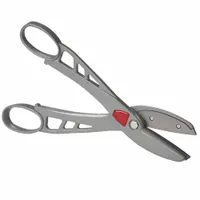 MALCO Tinners Snip: Straight, 14 in Overall Lg, 12 in Cutting Lg, Steel, Plastic, Aluminum (MPN M14A)