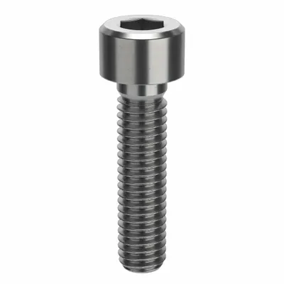 AMPG Socket Head Cap Screw: M6x1.00 Thread Size, 25 mm Lg, Std, Plain, Stainless Steel - Metric System Standard Socket Head Cap Screws