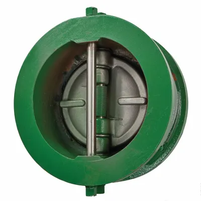 MUELLER STEAM SPECIALTY Double Disc Check Valve: Double Disc, Inline Valve Body, 8 in Pipe Size - Cast Iron Double-Door Wafer Check Valves